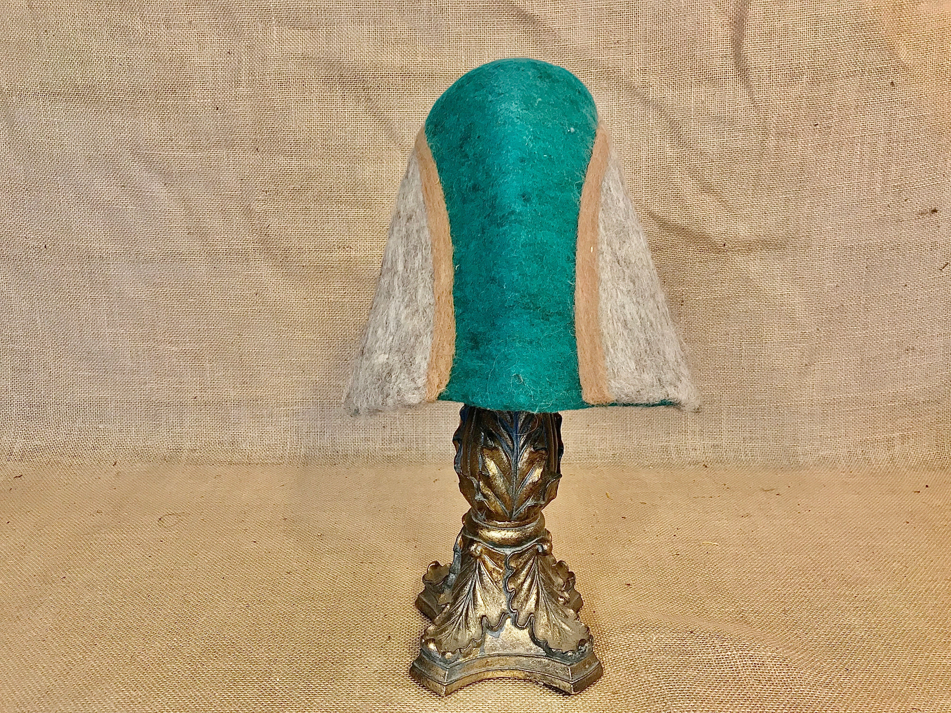 “Of The Earth Satyr Horns” Wool Felt Gnome Hat