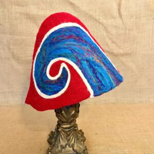"Americana Satyr Horns" Wool Felt Gnome Hat