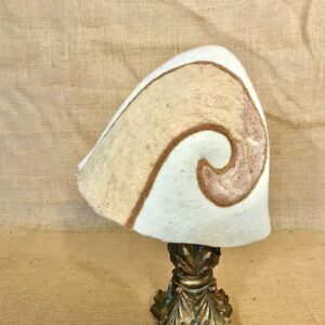 "Sunshine - Moonshine Satyr Horns" Wool Felt Gnome Hat