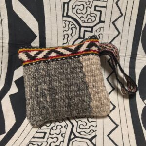 Mini Upcycled Andean Woven Pouch