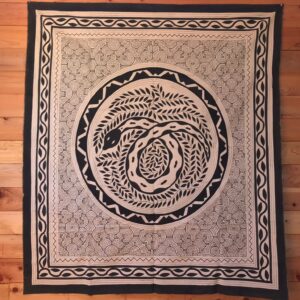 “Her Spiral Dance” Shipibo Tapestry