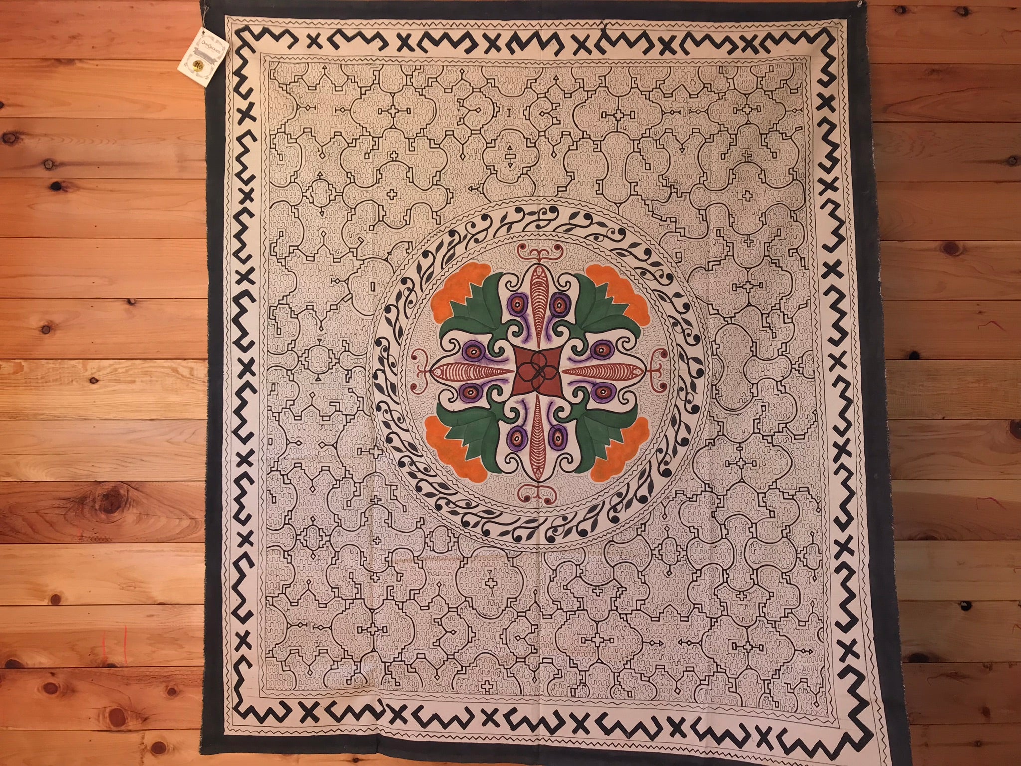 “A Blossom’s Paintbrush” Shipibo Tapestry