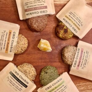 CBD Honey Almond Cookie Sampler - 12pc (Dozen)