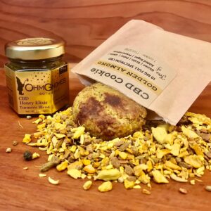 25mg Full Spectrum CBD Honey Golden Almond Cookies