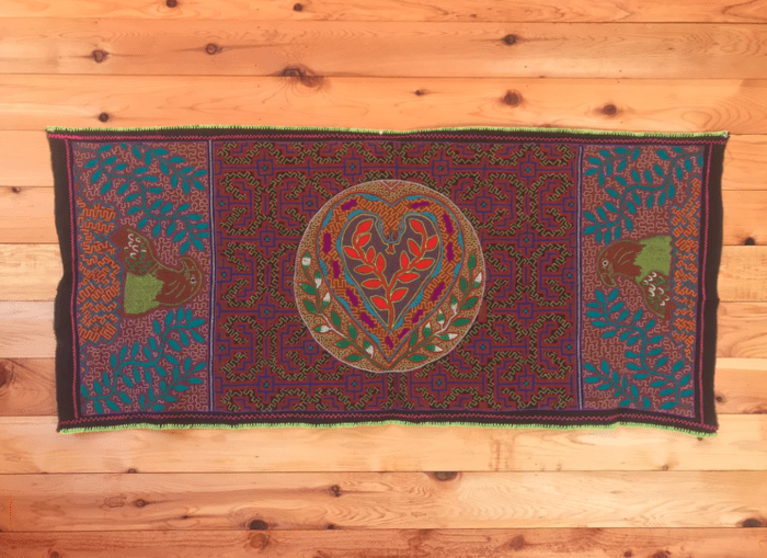 “Tale of the Condor” Shipibo Tapestry