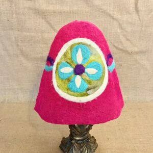“Heart of Aya” Wool Felt Gnome Hat