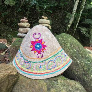 “Interdimensional Garden” Limited Edition Shipibo Gnome Hat